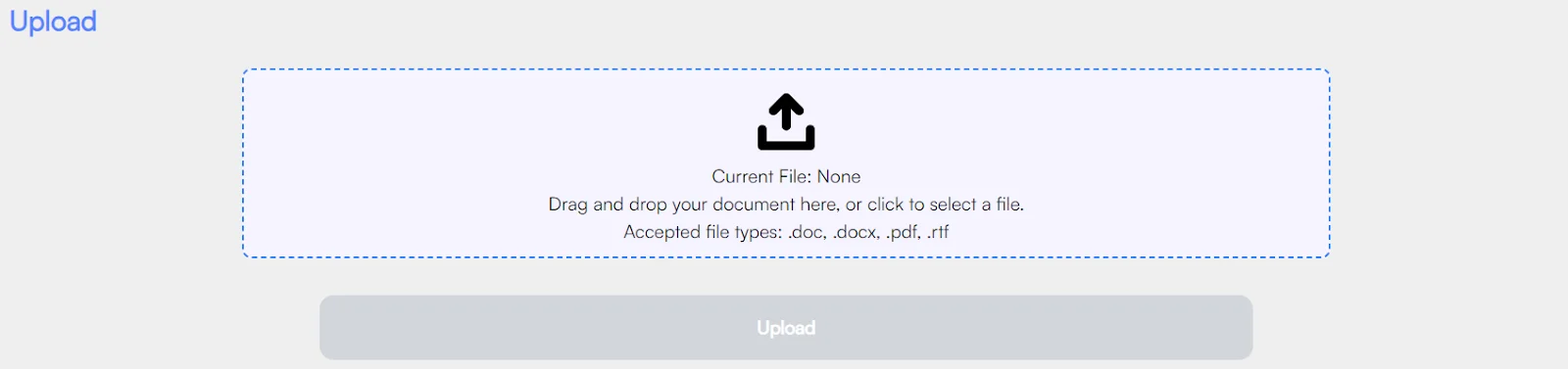 Upload Document for AI Review