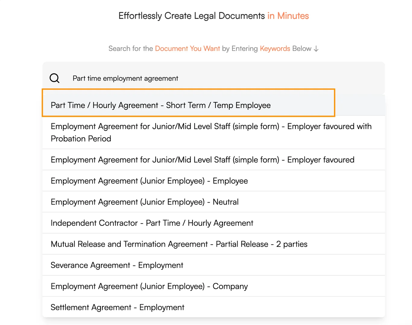 Select Document